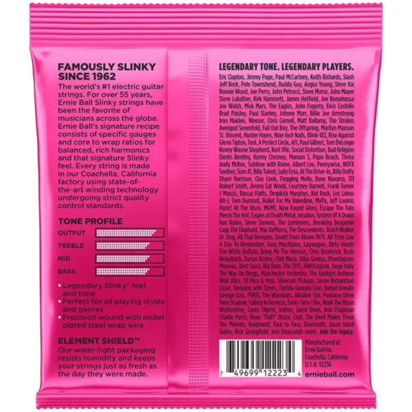 Set de Cuerdas Para Guitarra Eléctrica Ernie Ball Calibre 09-42