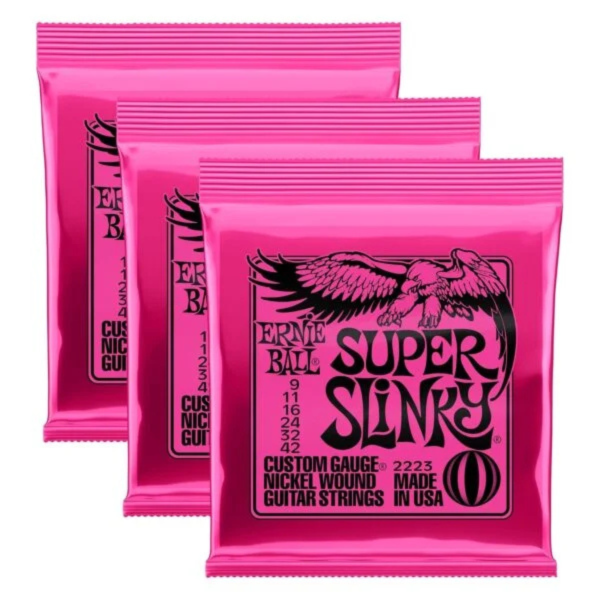 Set de Cuerdas Para Guitarra Eléctrica Ernie Ball Calibre 09-42