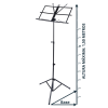 Atril plegable
